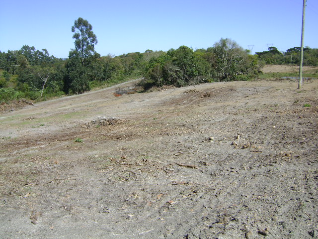 Passa Sete/2013 - Calcário distribuído na lavoura. 