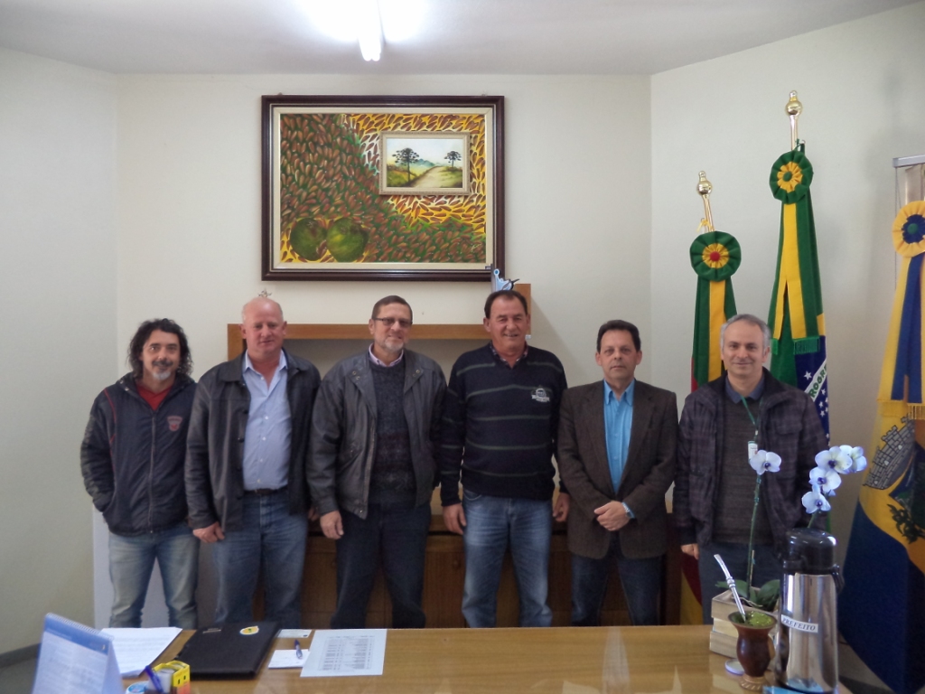 Passa Sete/2013 - Coordenação do Programa, Coordenador Regional da SEAPA, Prefeito Municipal, Secretário de Agricultura e Técnico do Município. 
